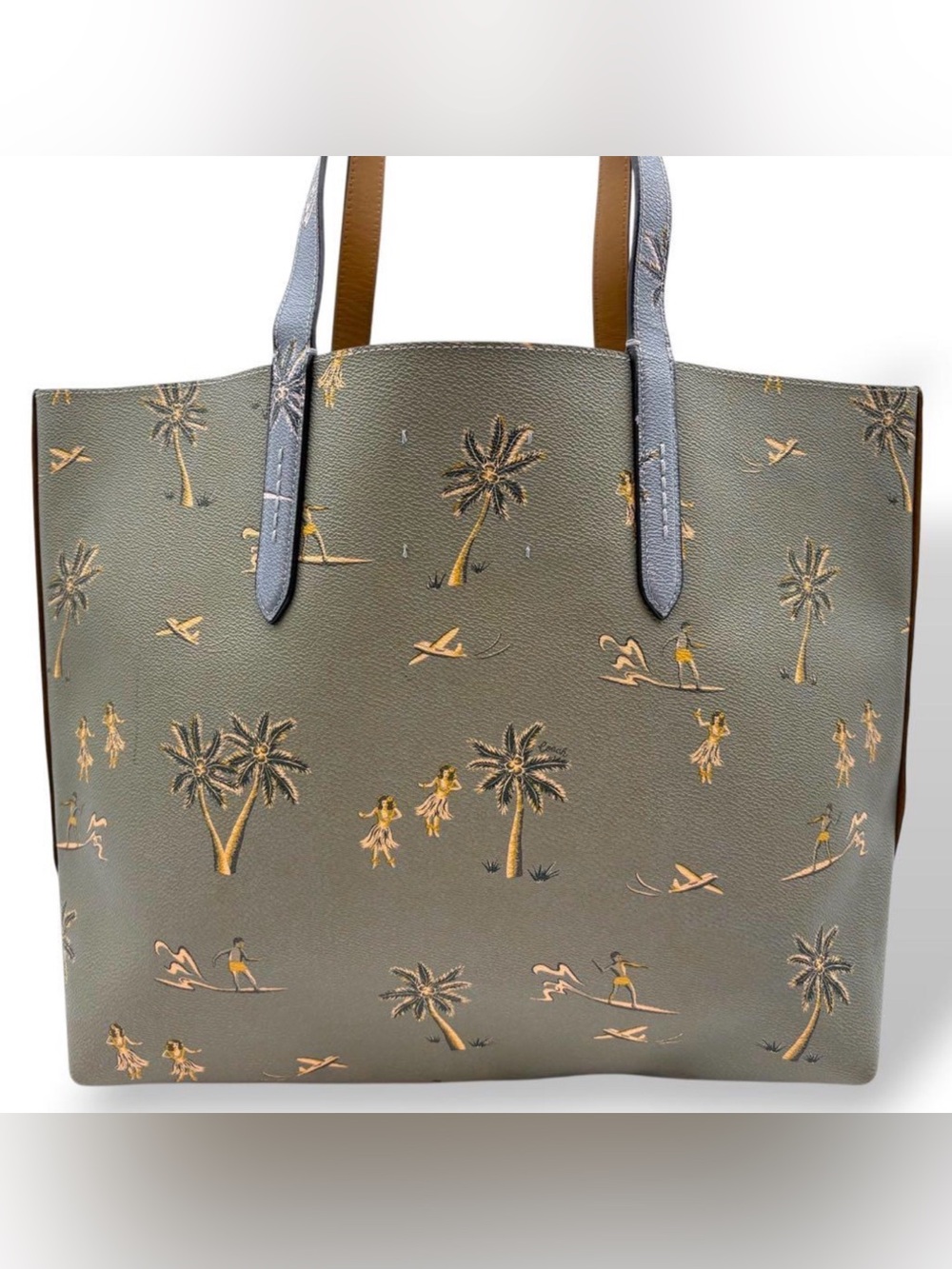 Coach Hawaii Release Hula Print Highline Tote EUC - Picture 2 of 9